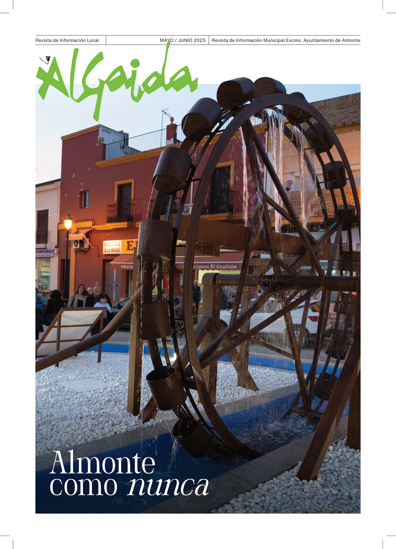 Portada de La Algaida, edición mayo y junio de 2025